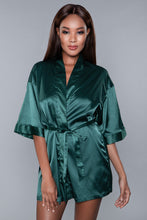 Load image into Gallery viewer, Be Wicked Home Alone Sexy Satin Wrap Robe