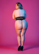 Load image into Gallery viewer, Magic Silk Deep Plunge Halter Teddy