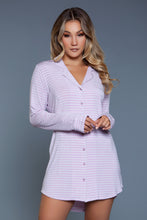 Load image into Gallery viewer, Be Wicked Long Sleeve Mahina Long Sleeve Sleep Shirt