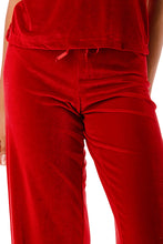 Load image into Gallery viewer, Famous Maker Ruby Velour 2 Pc. Pajama Lounge Set