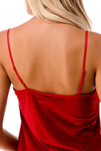 Load image into Gallery viewer, Famous Maker Ruby Velour 2 Pc. Pajama Lounge Set